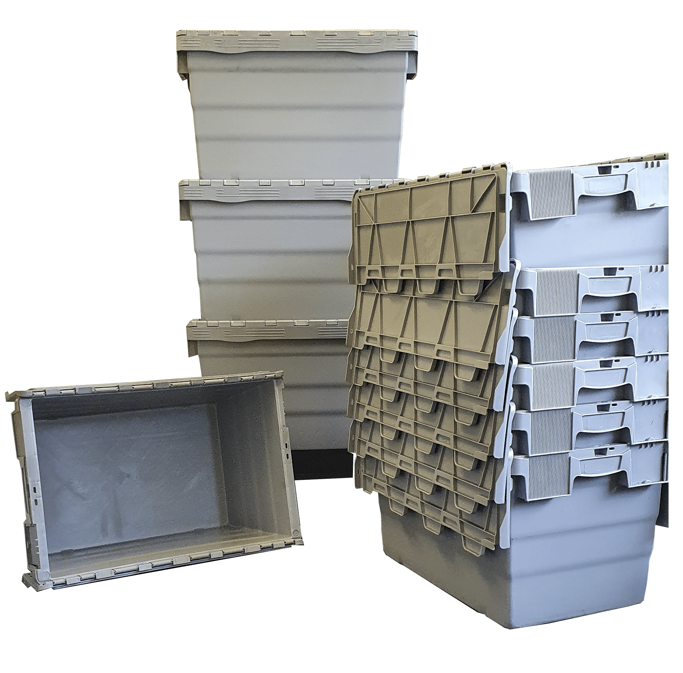 Reusable crate clearcut4