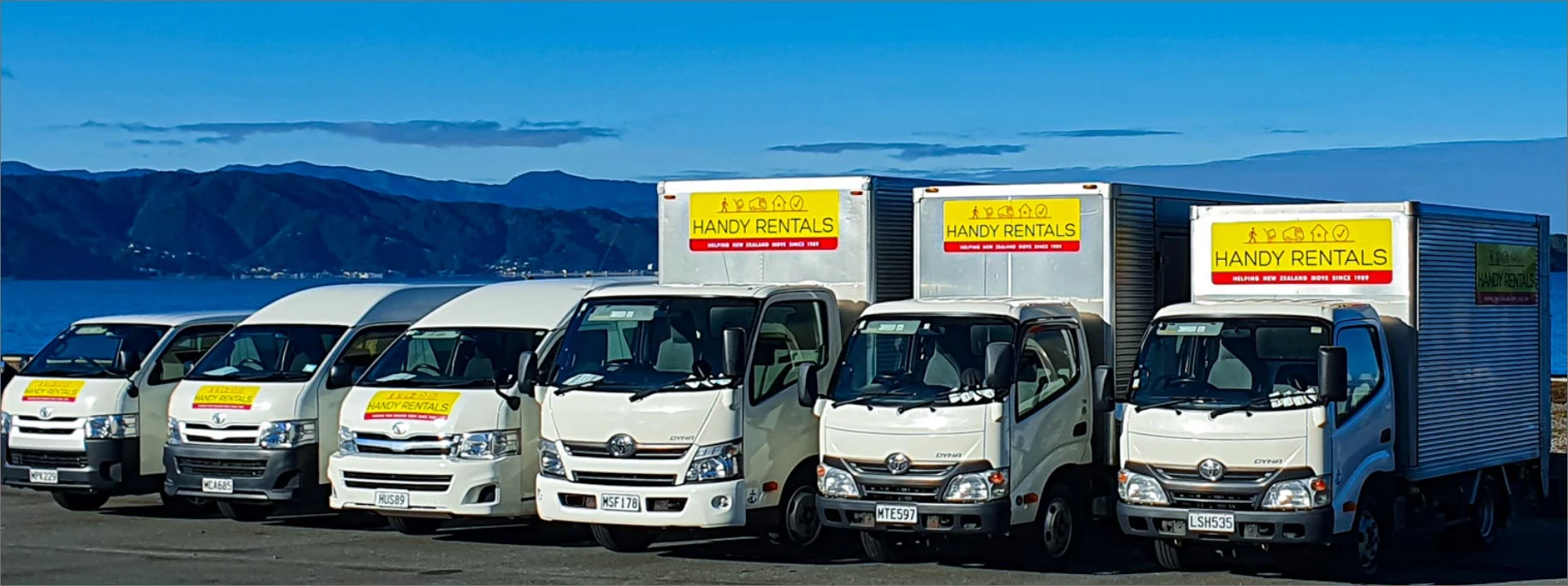 Moving trucks and moving van for hire