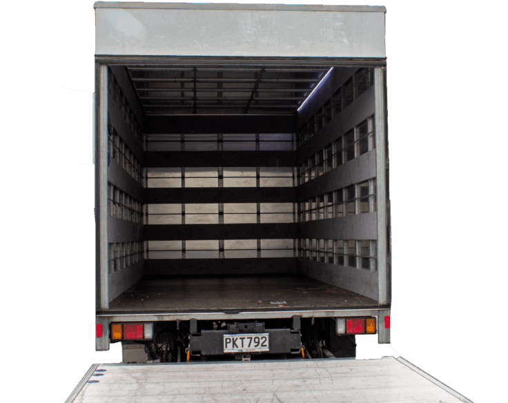 Extra extra large truck for rent rear shot