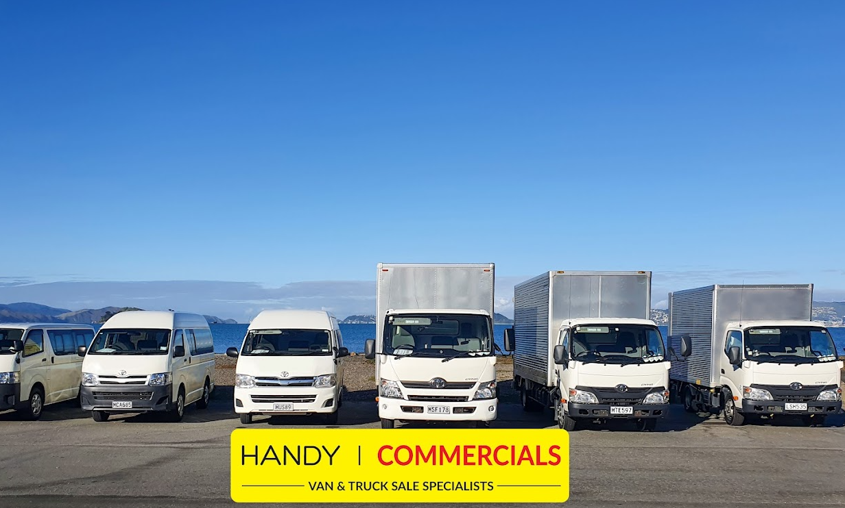 Commercial trucks and vans available for purchase from Handy Commercials