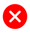 red cross button in round shape png